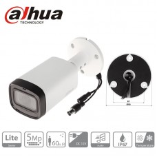 Dahua HAC-HFW1500R-Z-IRE6-A caméra tube 5 Mégapixels avec micro IR60M varie focal motorisé